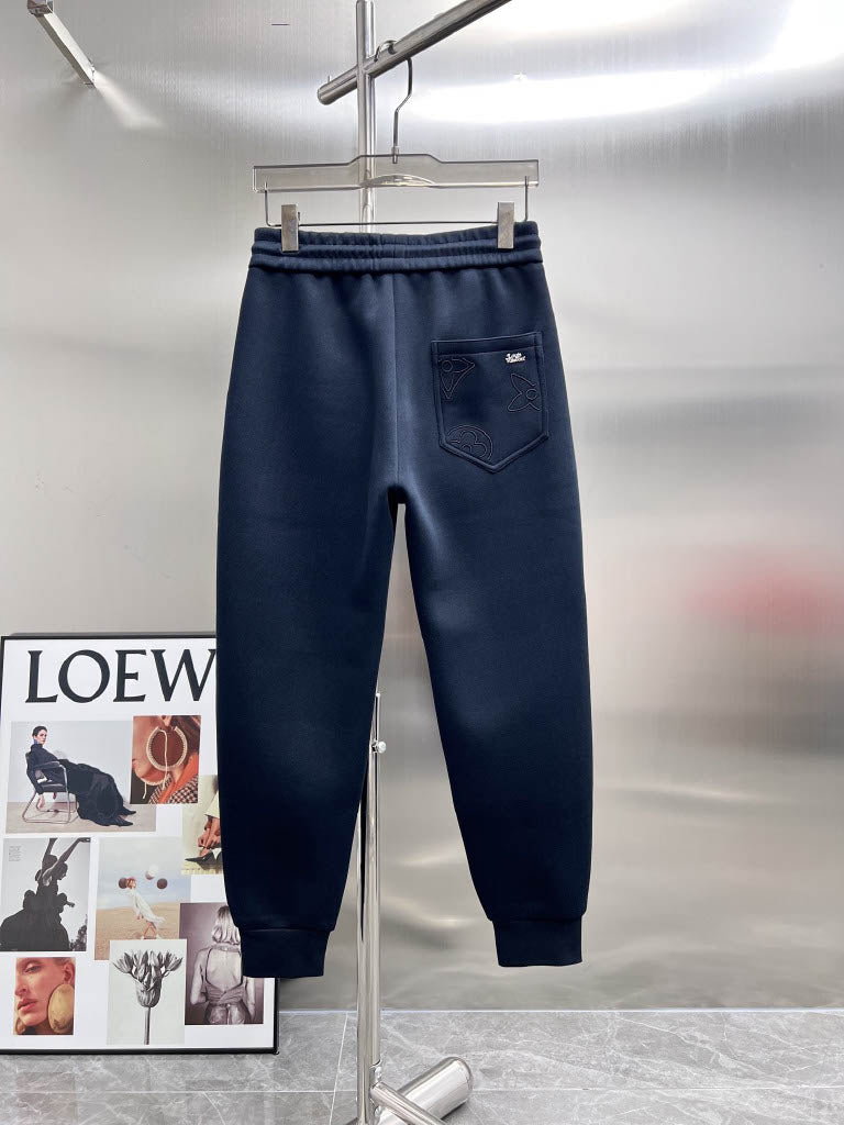 CALÇA MOLETOM LOUIS VUITTON AZUL