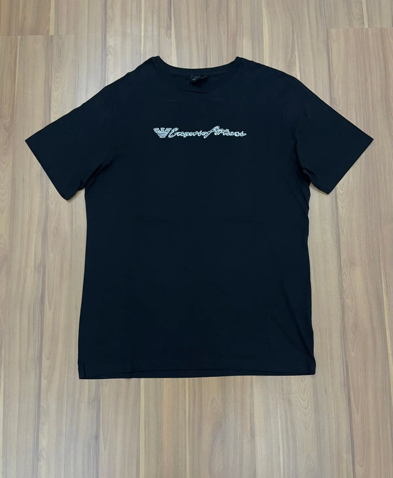 CAMISETA ARMANI COM EMPORIO ARMANI ESCRITA BORDADA