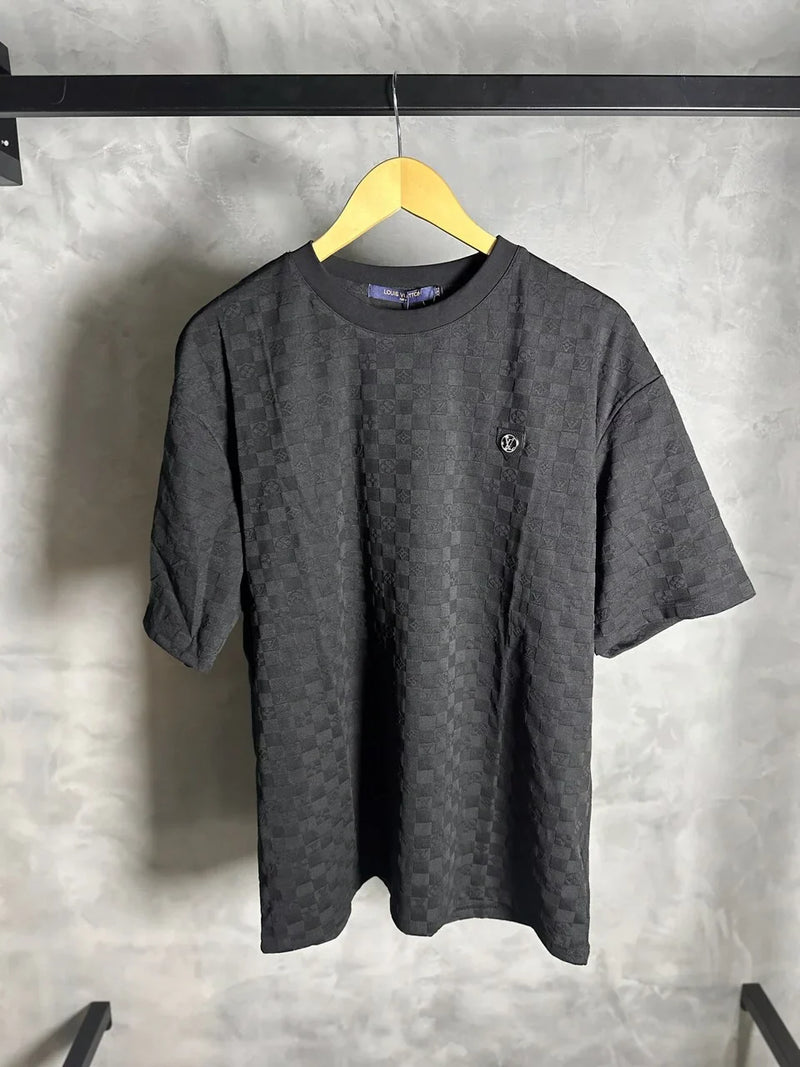 CAMISETA LOUIS VUITTON PREMIUM COM LOGONO PEITO ESTAMPA RELEVO