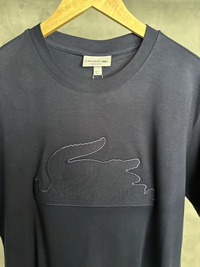 CAMISETA LACOSTE CROCO 3D BORDADO