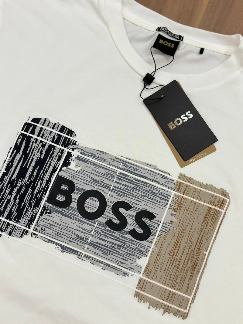 CAMISETA BOSS ESTAMPA MODD COM 2 CORES