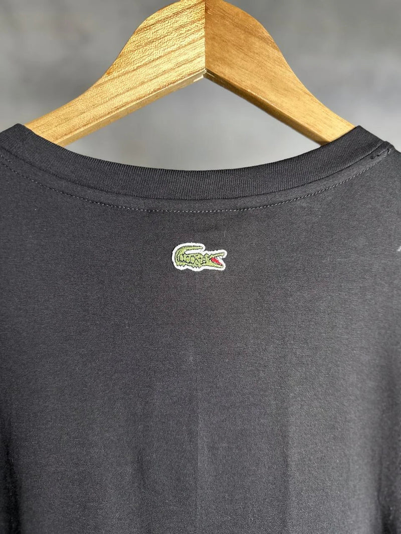 CAMISETA LACOSTE EDIÇÃO 3D ESTAMPA EMBORRACHADA