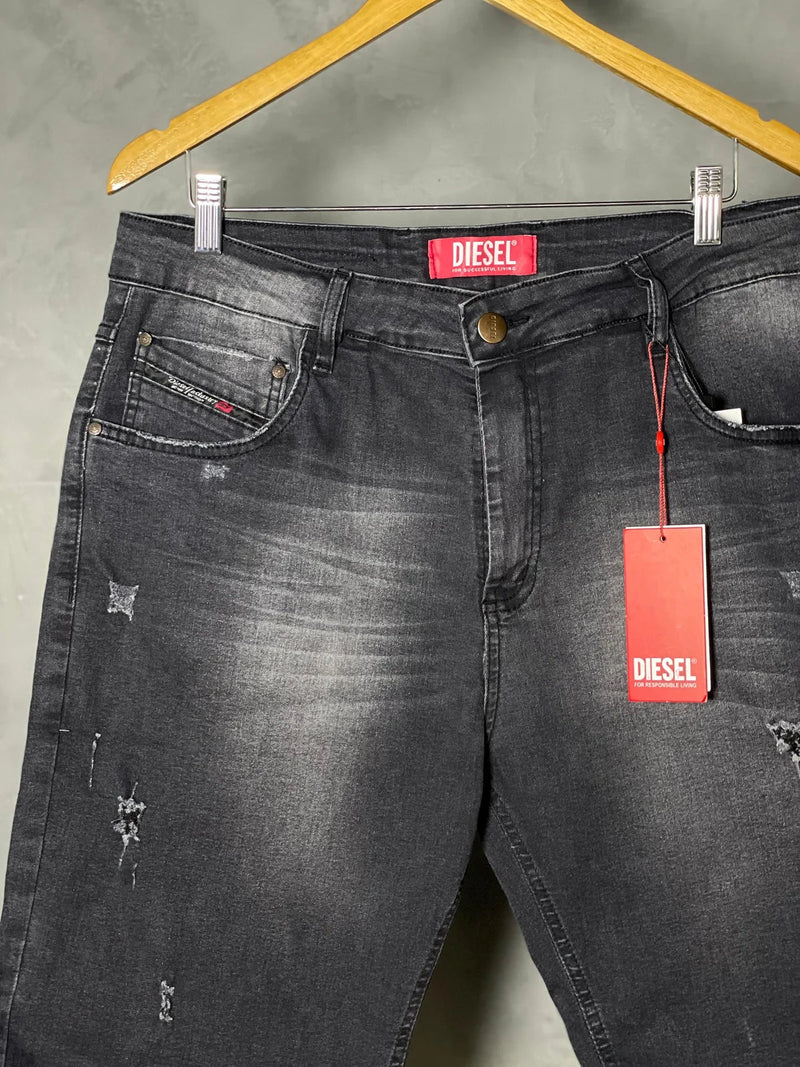 BERMUDA JEANS CINZA DIESEL