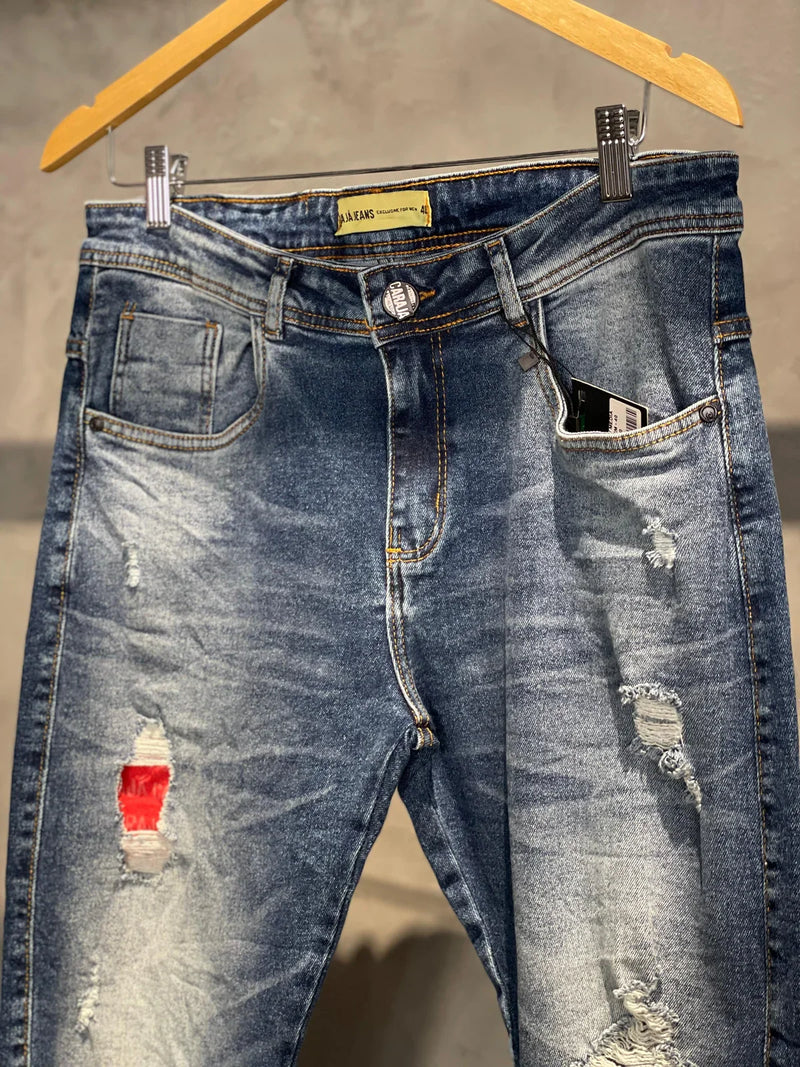 CALÇA CARJA JEANS COM FORRO PRO DENTRO (MODELO JOGADOR)