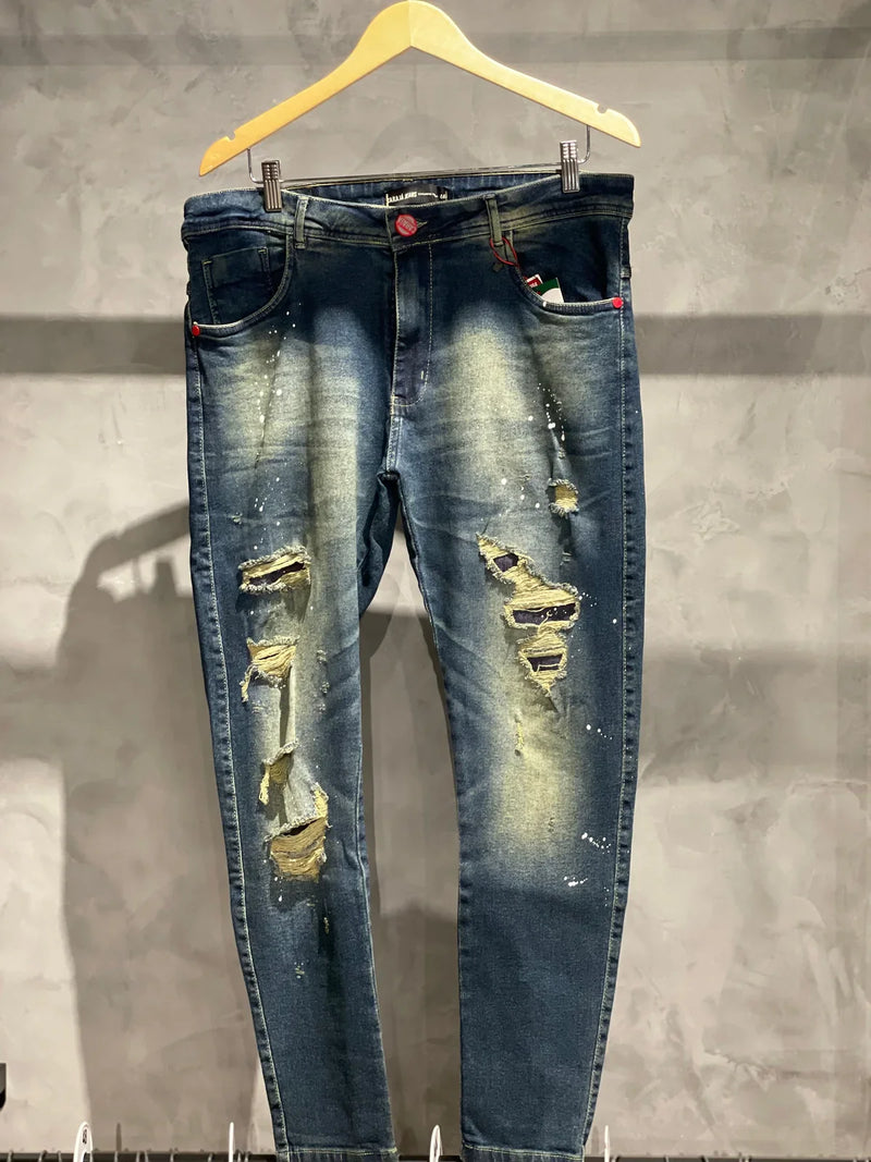 CALÇA JEANS MODELO JOGADOR